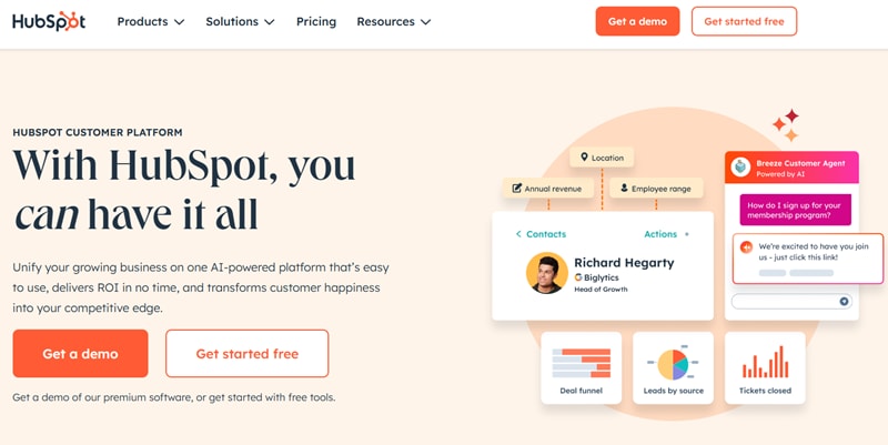 hubspot crm