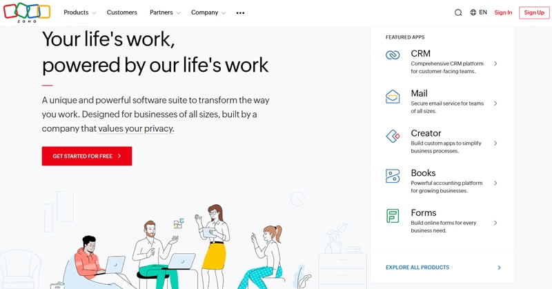zoho crm