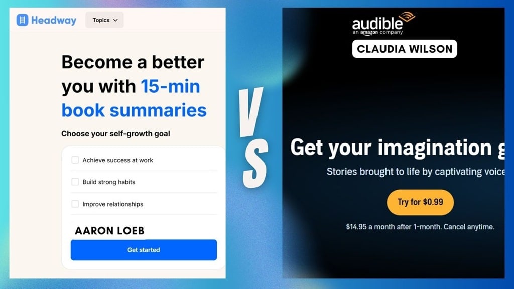 Headway Vs. Audible