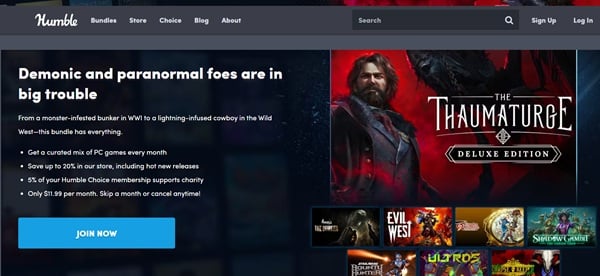 humble bundle gaming affiliate program