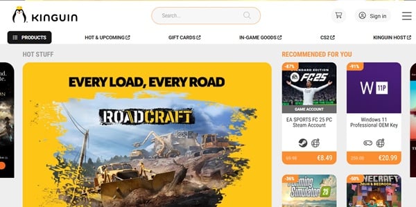 kinguin mafia gaming affiliate