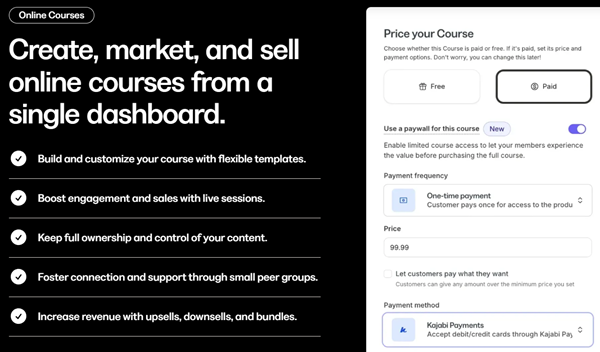 kajabi courses