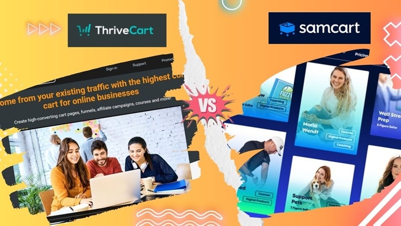 Thrivecart vs. samcart comparison