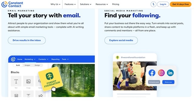 constant contact email marketing