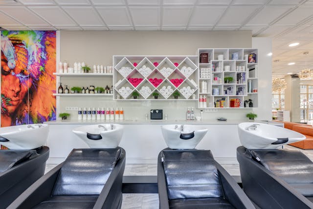 pretty interior beauty studio salon
