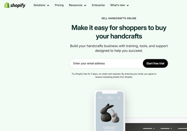 shopify handcrafts