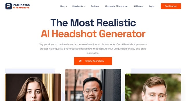 prophotos ai headshots