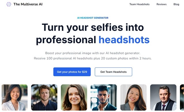 the multiverse ai headshot generator