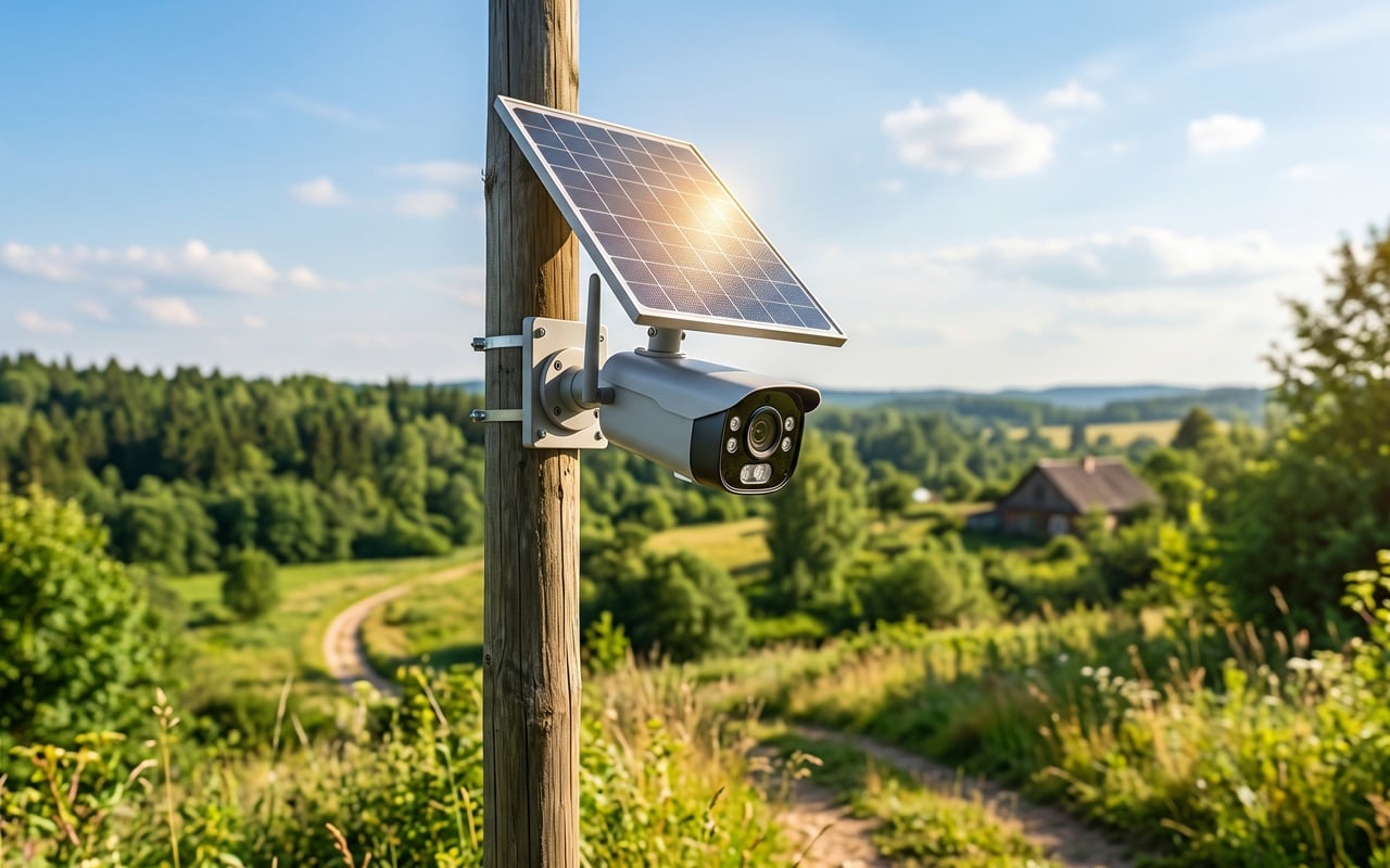cctv solar panel