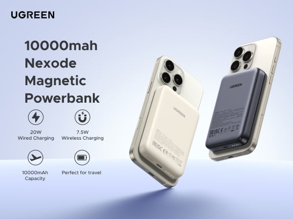 UGREEN Magnetic Wireless Power Bank 10.000 mAh
